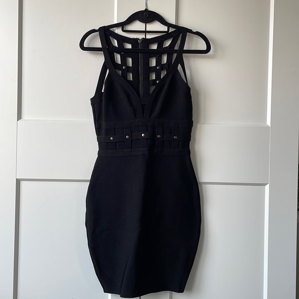 Guess Bodycon Black Dress